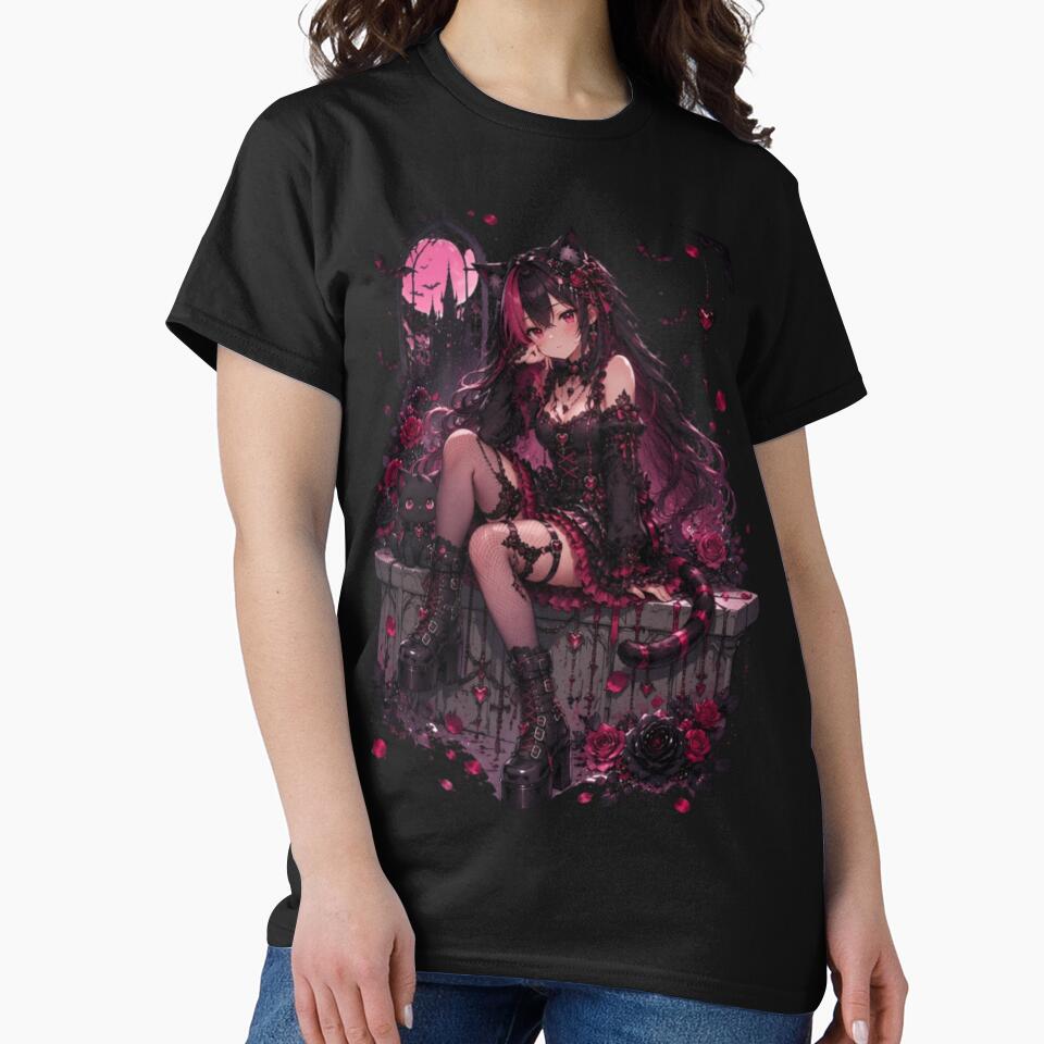 Copy of Copy of Copy of Copy of Copy of Copy of Copy of Copy of Copy of Copy of  Cute Gothic Anime Girl Everything Sucks by Revyra Design