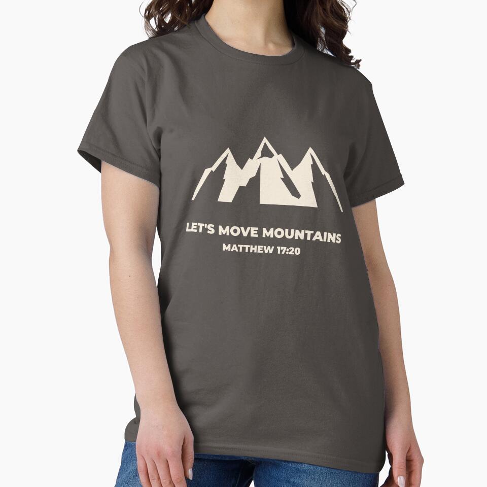 Let's Move Mountains. Female Hiking. by FigTreeFactory