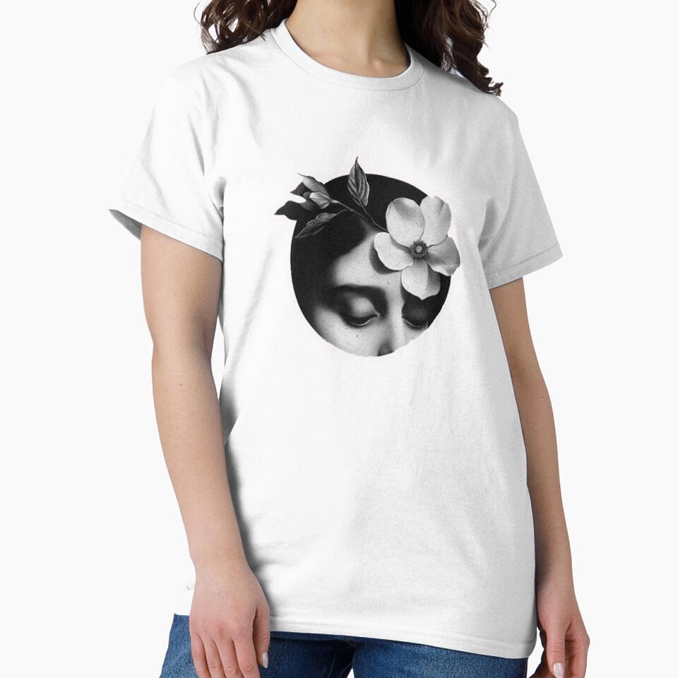 woman portrait with a flower by Ratatatts