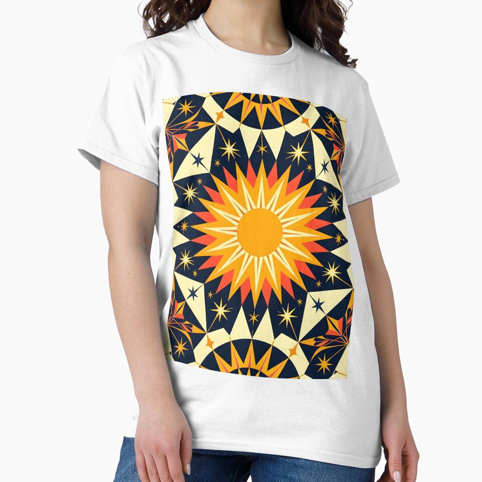 Solar + Lunar Harmony – Bauhaus-Inspired Sun and Moon Design by WhimsicalThredz