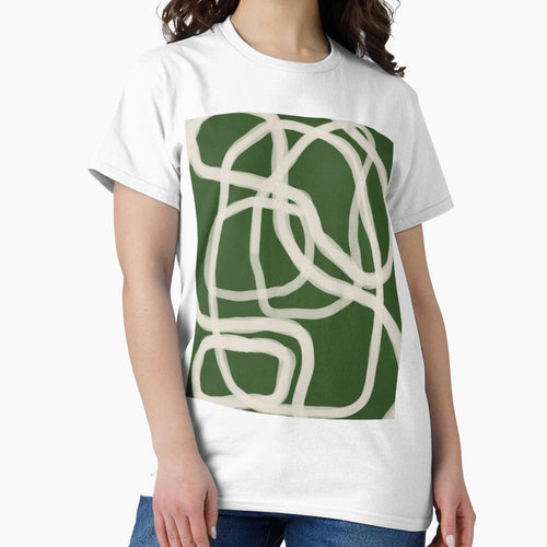 Abstract Line Composition in Green ii by cadinera