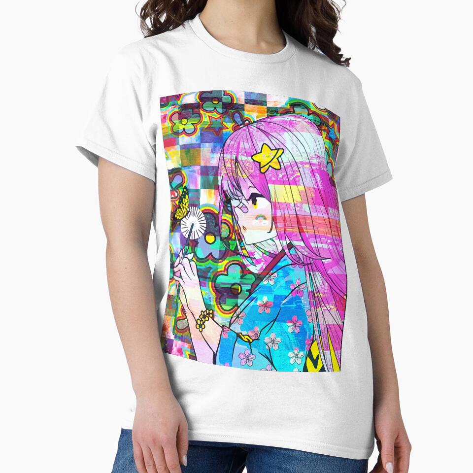Kidcore Aesthetic Vaporwave Anime Girl Cottagecore by mdbau