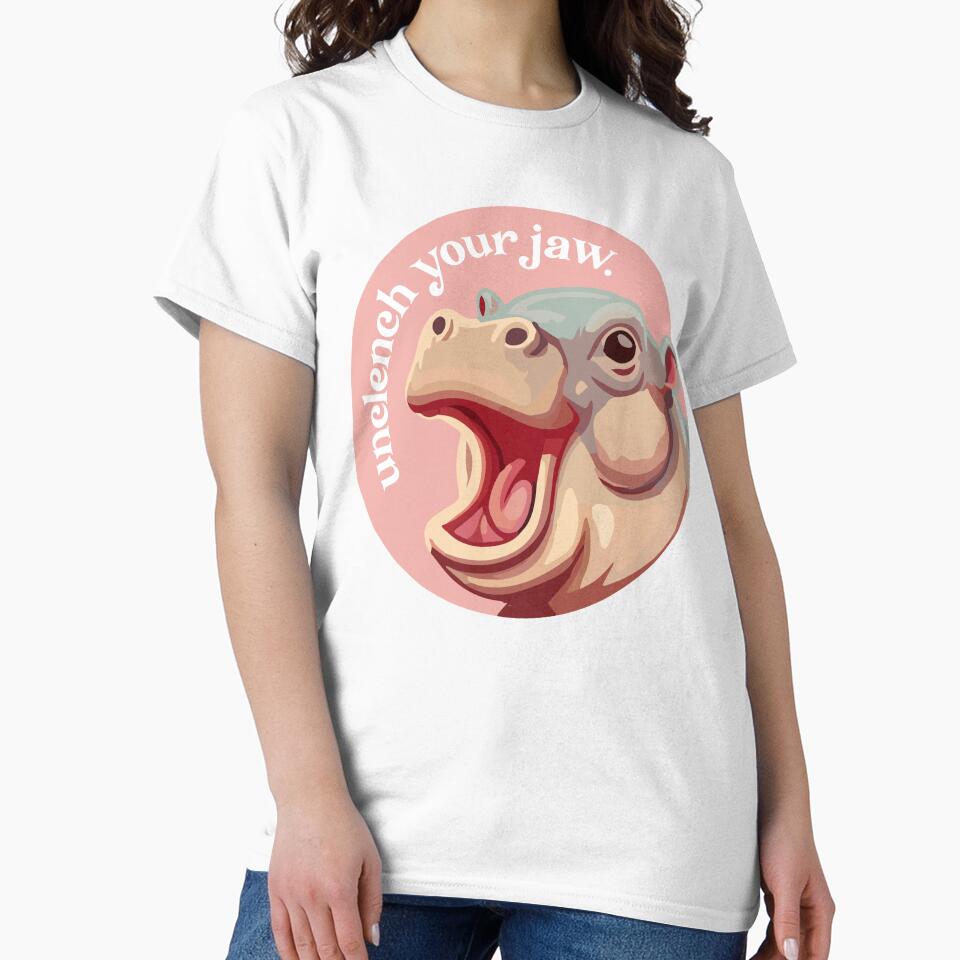 Unclench Your Jaw – Baby Hippo by AlyCastelluccio