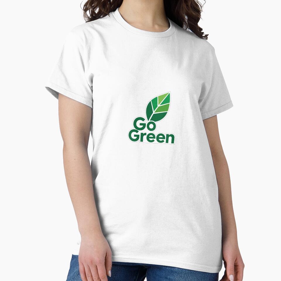Go Green - Minimalist Eco-Friendly Leaf Design by DesignerSator