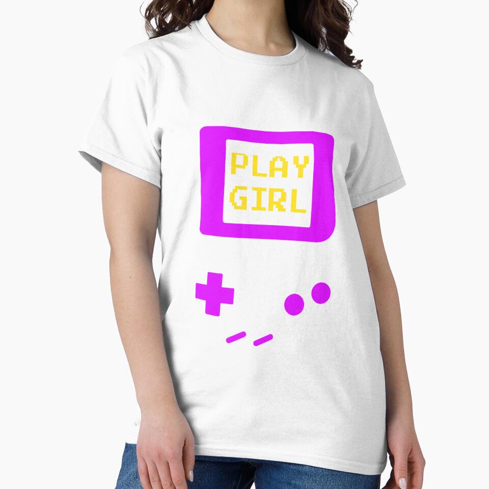 Party Retro Classic Gamer Esports Girl | Purple | by ShirtStar0815