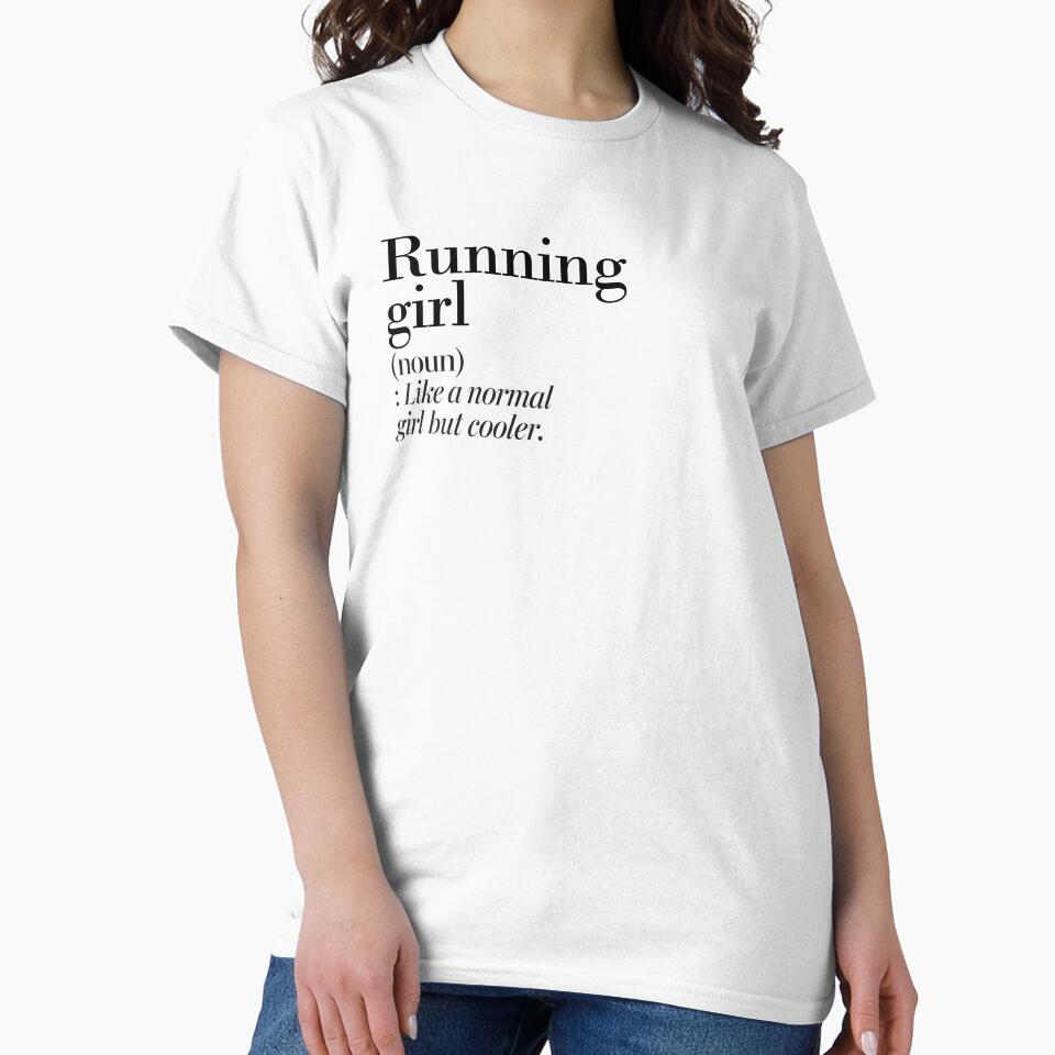 Running Girl Definition - Funny Running Lover by Watsonarts