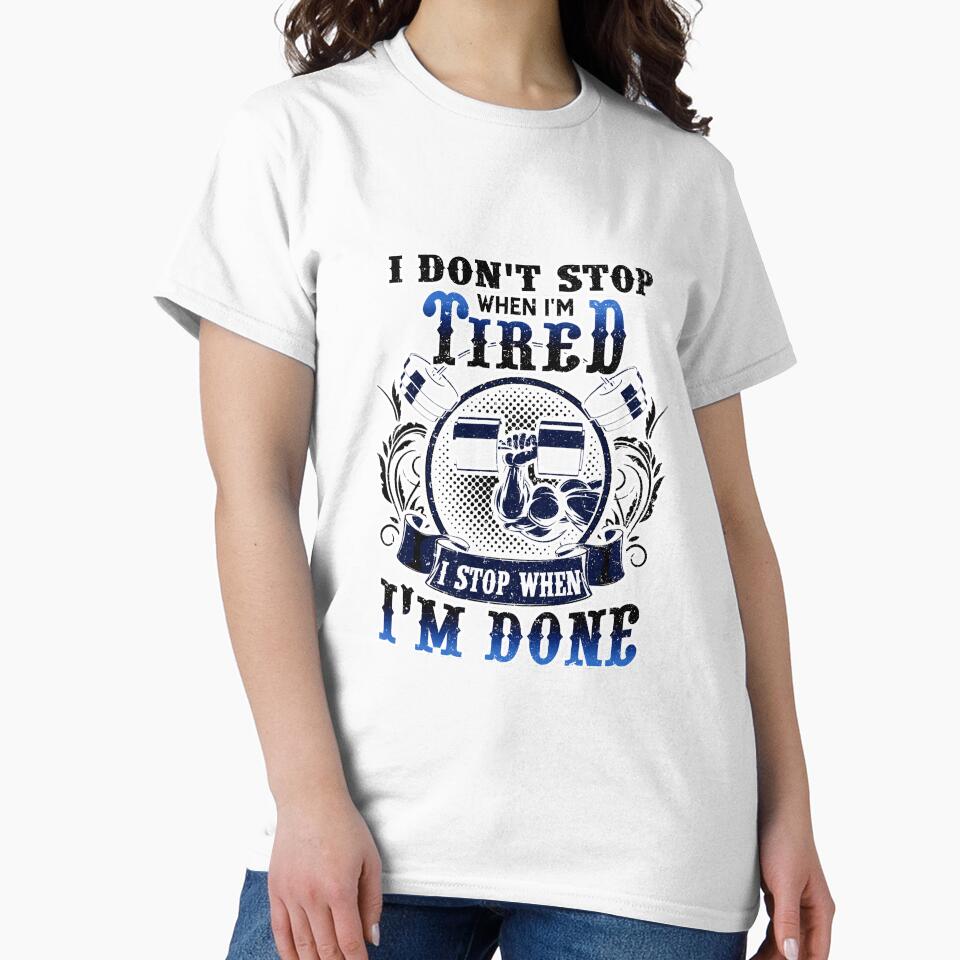 I Dont Stop When Im Tired Cool Gym by SkyCloudBlue