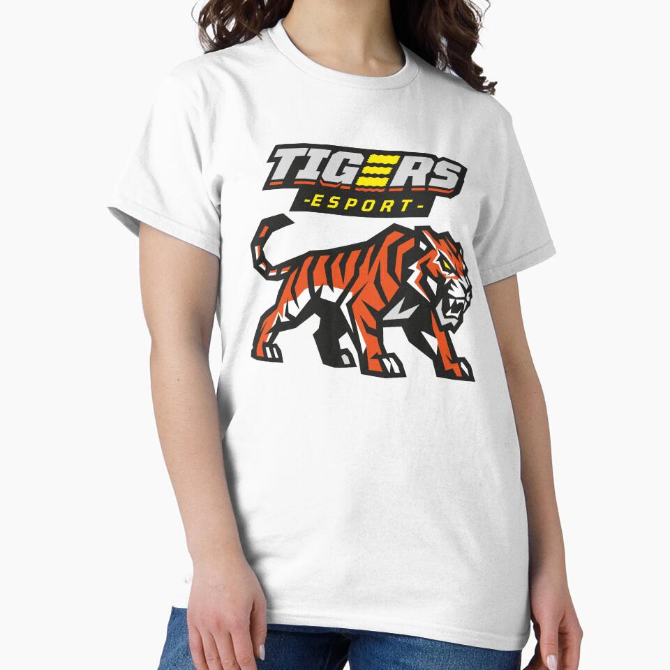 Tigers Esports Mascot Logo – Fierce Gaming Team Tiger Emblem by MerlinWear
