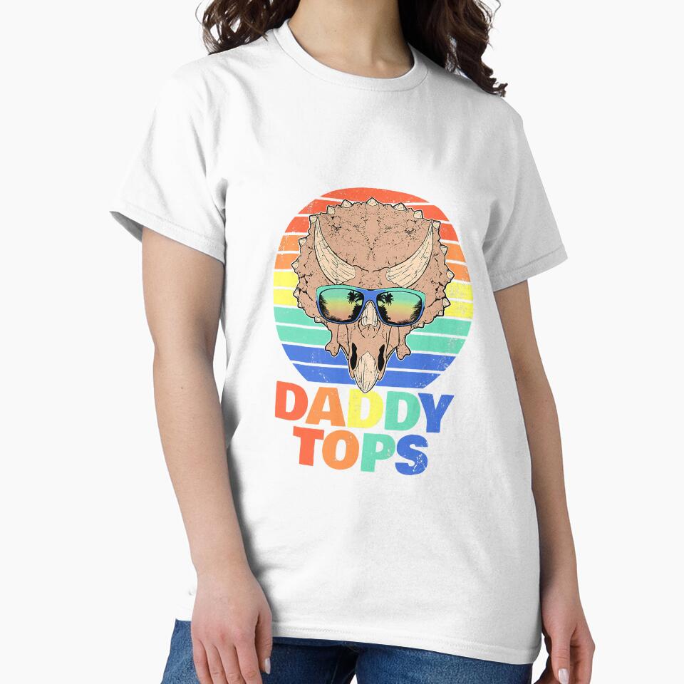 Triceratops Papa Fossil Hunter Funny by SkyCloudBlue