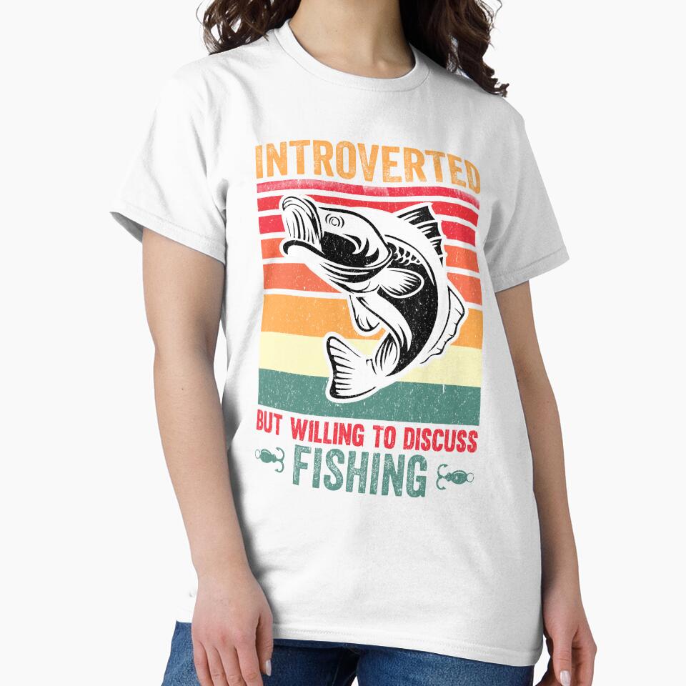 Funny Fishing Introverted But Willing To Discuss Fishing by AmethystMurad