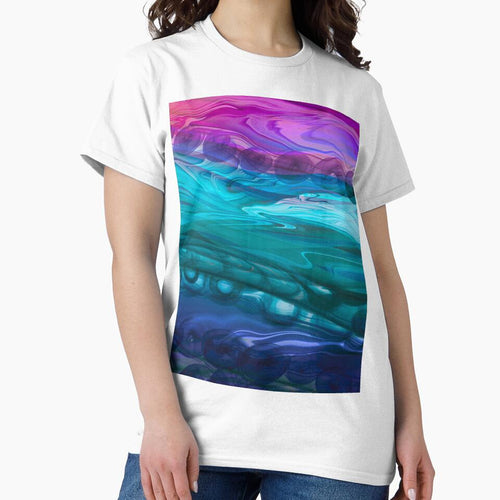 Abstract liquid art alcohol ink ocean waves, liquid marble art design, abstract marble art, liquid art, purple turquoise watercolor by ZeinabTaha