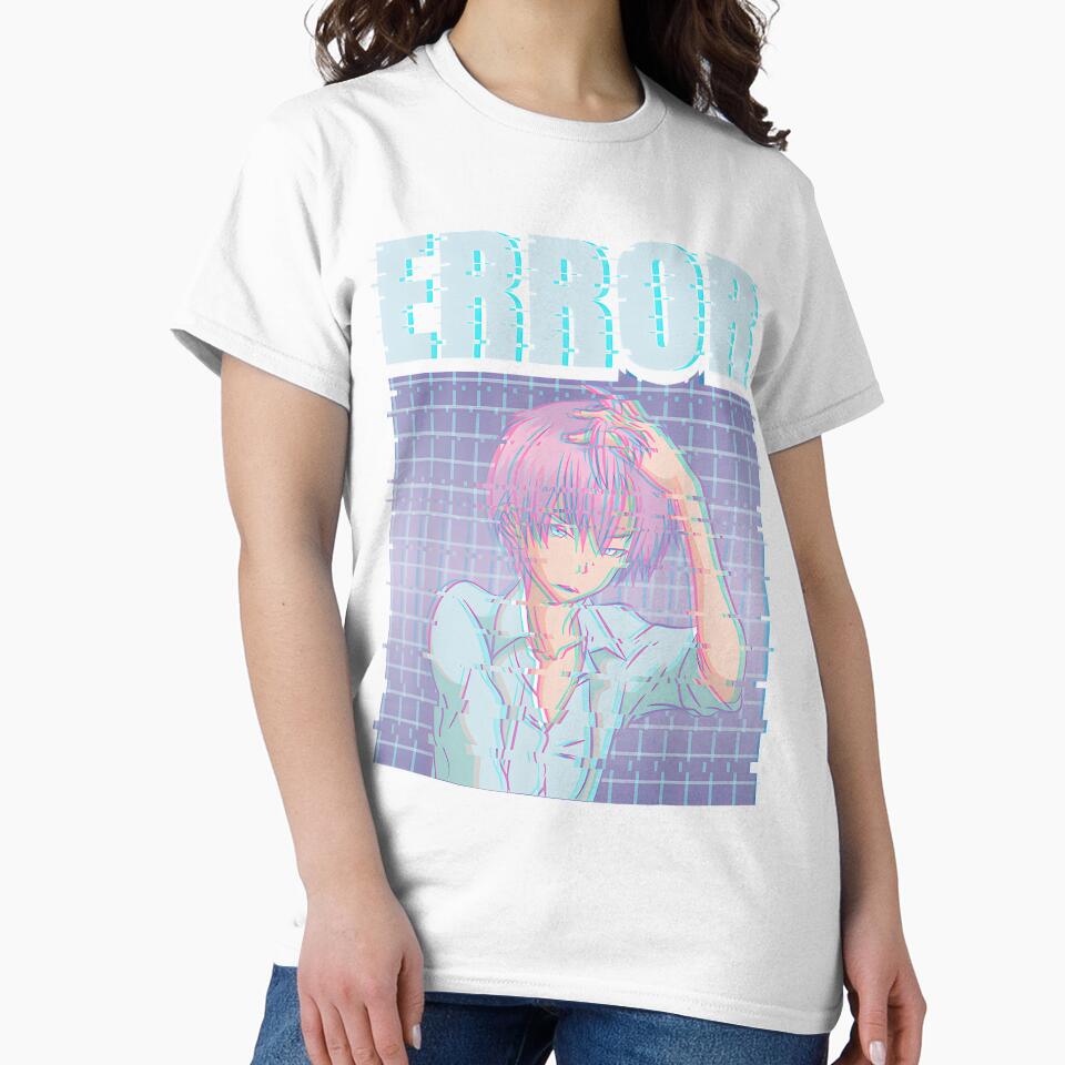 Glitched Aesthetic Error Boy Anime Art By Merch, Limited Edition, Perfect Gift For You And Friends by luanajardelp