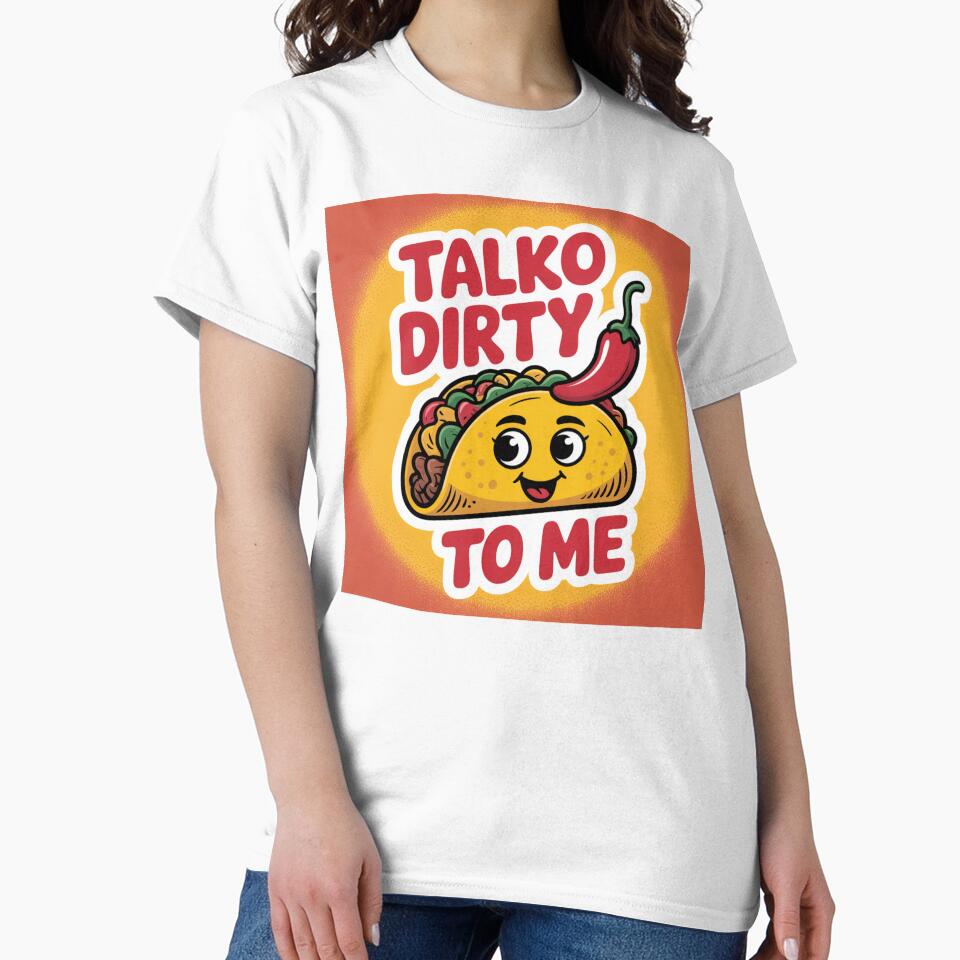 Talko Dirty To Me - Funny Flirty Taco Sticker by Arthoughts