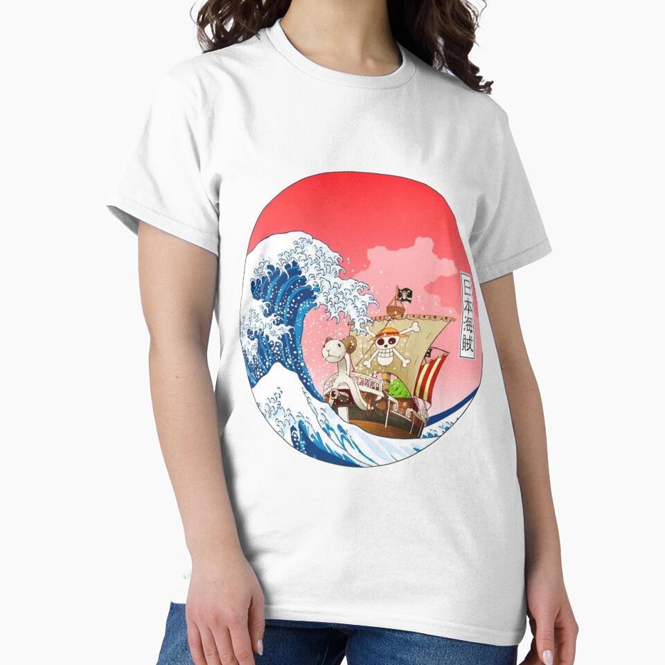 Japanese Culture Wave Pirate King Humor Graphic by socialarmour
