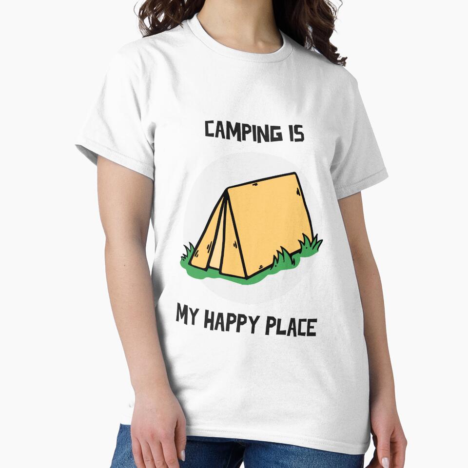 Camping Is My Happy Place Design by Artpace