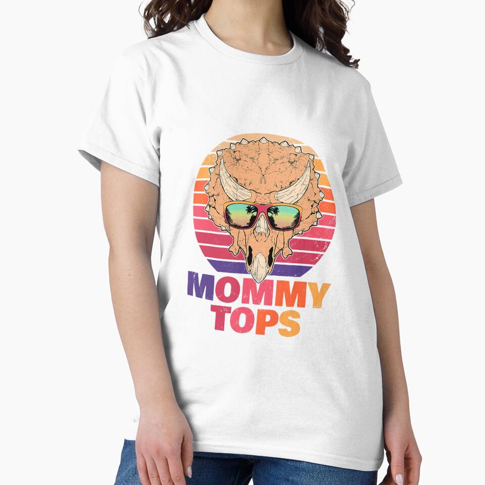 Triceratops Mama Fossil Hunter Funny by SkyCloudBlue