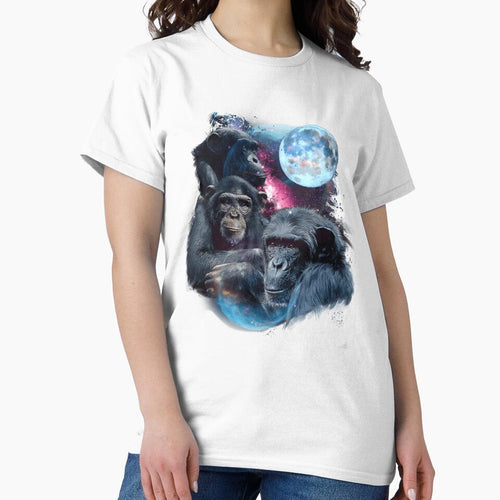 3 Moon Chimpanzee Monkey Chimp Ape Animal Novelty by neyvrvdpez49