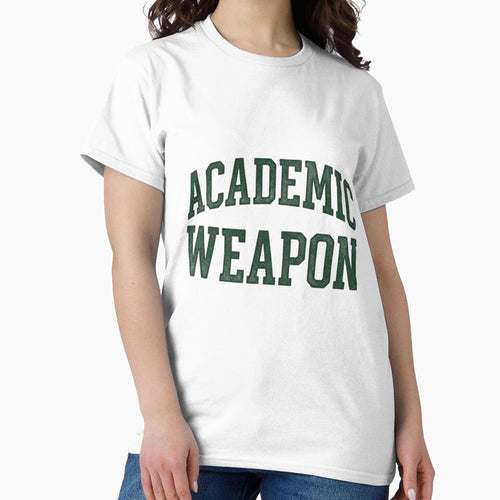 Academic Weapon Retro Student Shirt by Amr Darwish Graphic designer