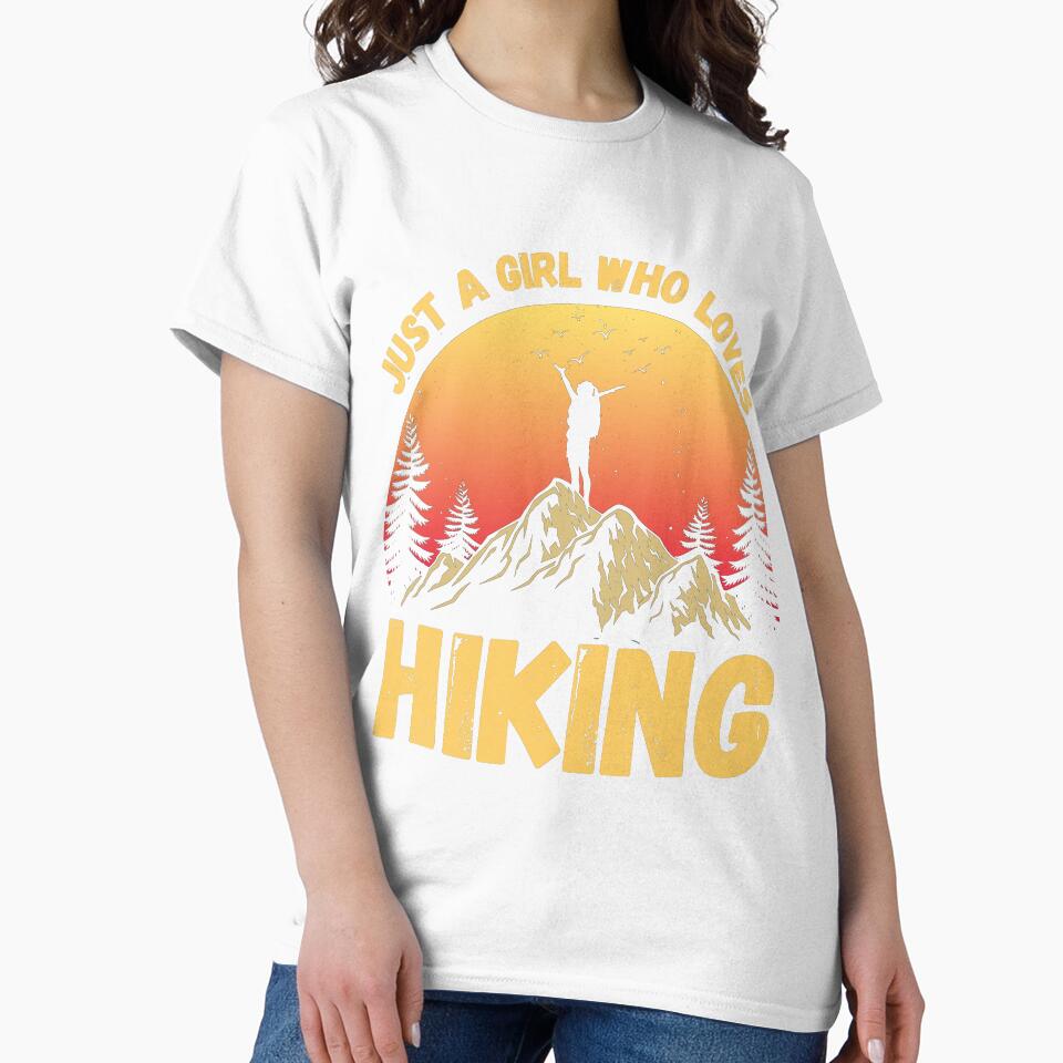 Just a GIRL who loves hiking Fun Top by Gracjan Mikitin