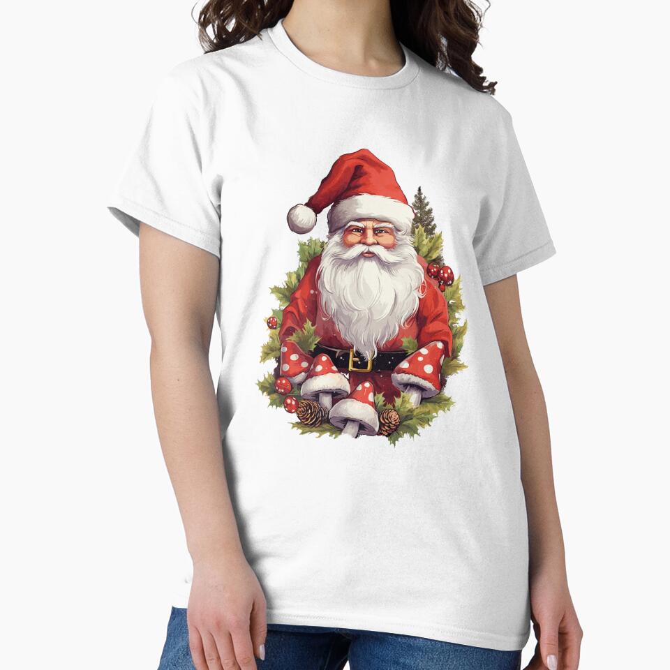 Santa Claus in the forest by RetroPrints