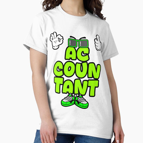 Accountant - WORK Comic Character Bold Urban by NFTWords