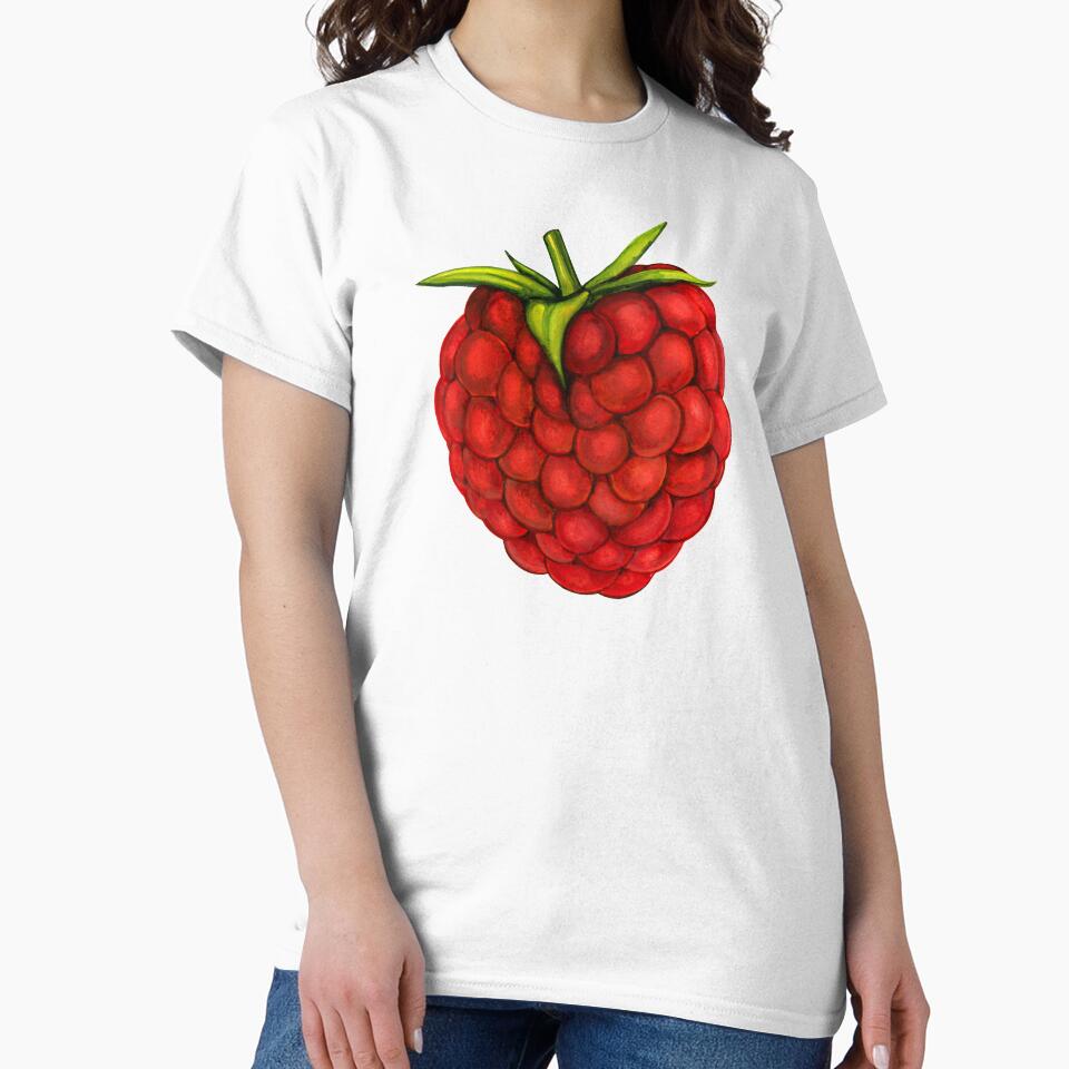Raspberry Pattern - Cream by Kelly  Gilleran