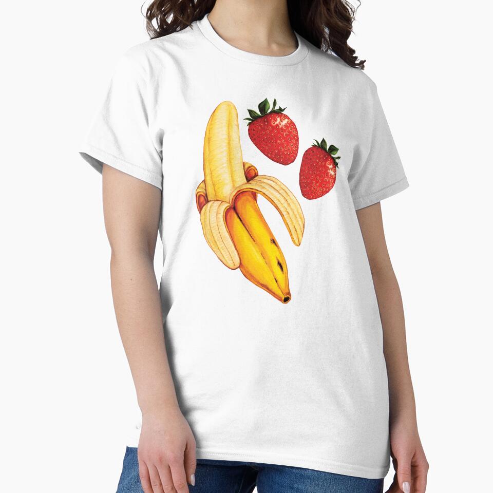 Strawberry Banana Pattern by Kelly  Gilleran