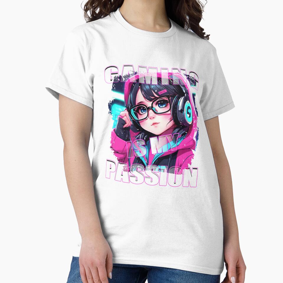 Gaming Is My Passion - Kawaii Chibi Adorable by taaddison50