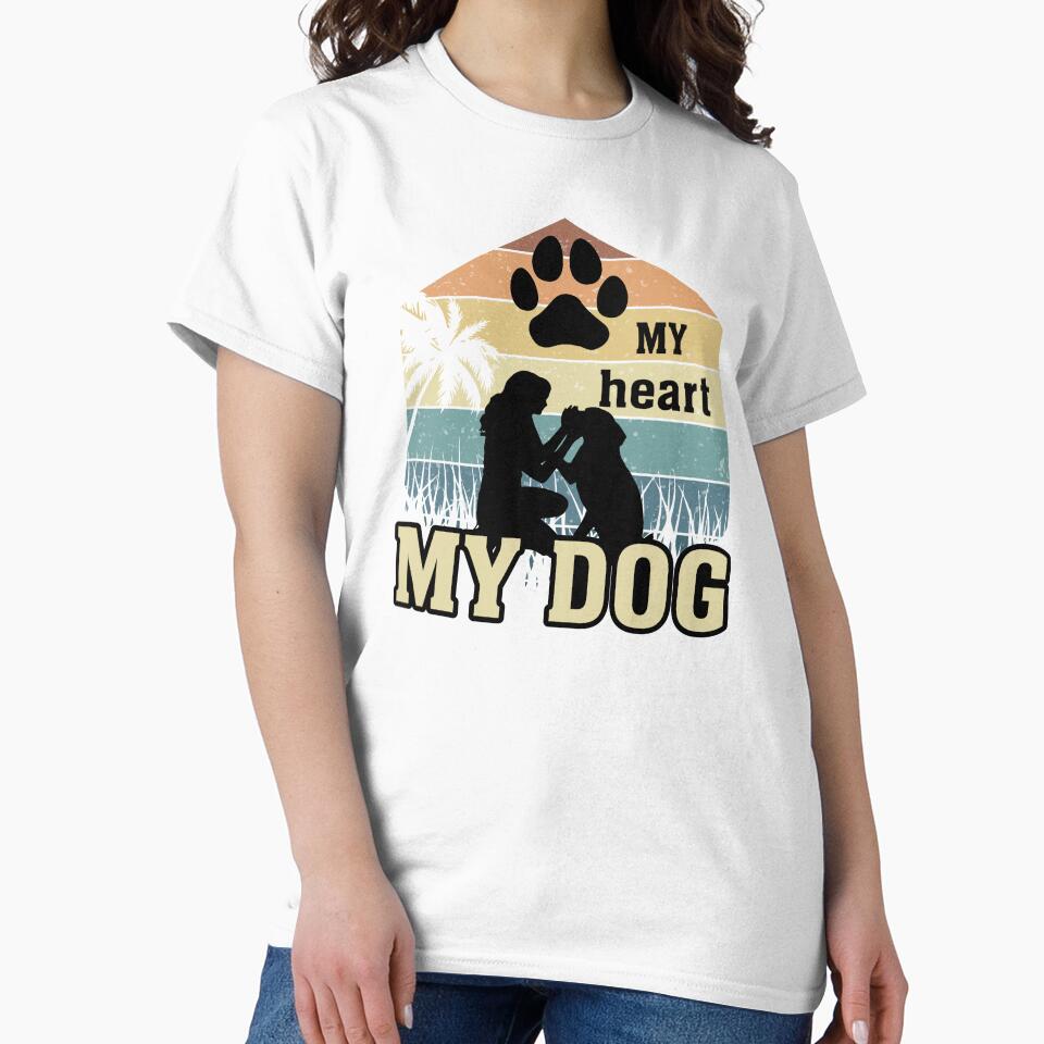 My dog. My heart. For dog lovers by CatAndYou