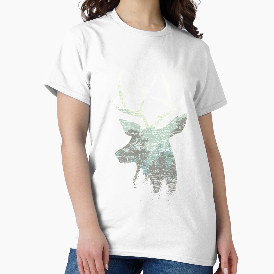 Deer Funny Gift for Men Women's by Mastainich09