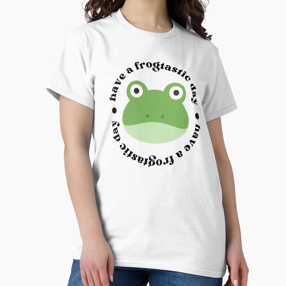 Retro Frog Aesthetic Cottagecore Cottage Core Kawaii Frog by CaitU