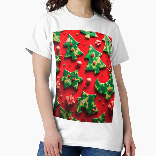 Abstract Christmas Camouflage Pattern Design by TheArtOfPat
