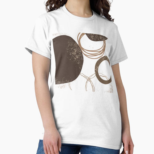 Abstract Earth Tone Shapes – Modern Minimalist Boho Pattern by Barelythere2324
