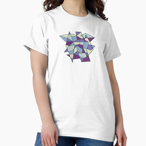 Abstract Colorful Purple Geometric Shape by roleydesigns