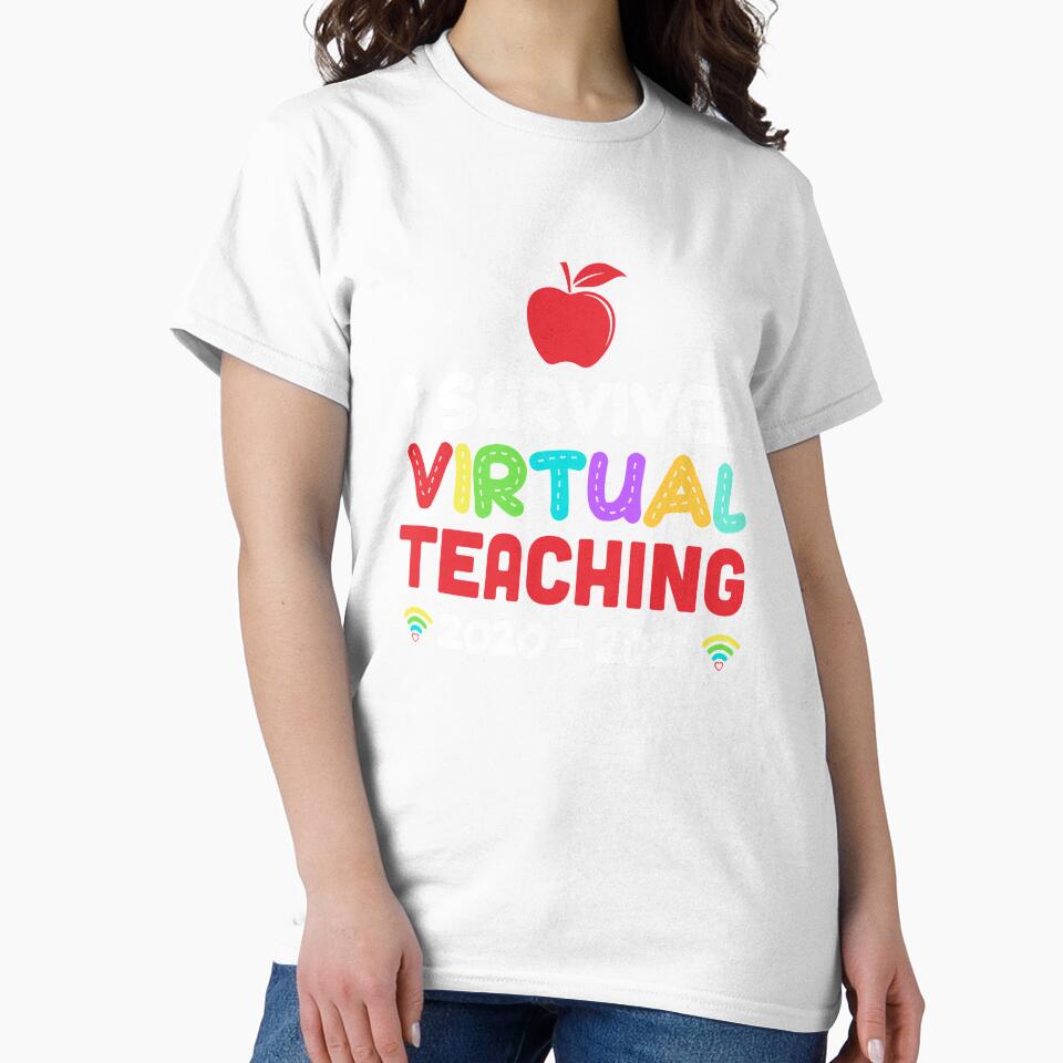 Funny I Survived Virtual Teaching End Of Year Teacher Remote by TimothyCoxShop
