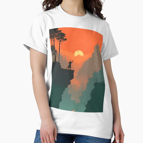 Add a Touch of Nature to Your Home with Our Wide Range of Beautiful Minimalist Landscape Mountain Trees Print by supeart