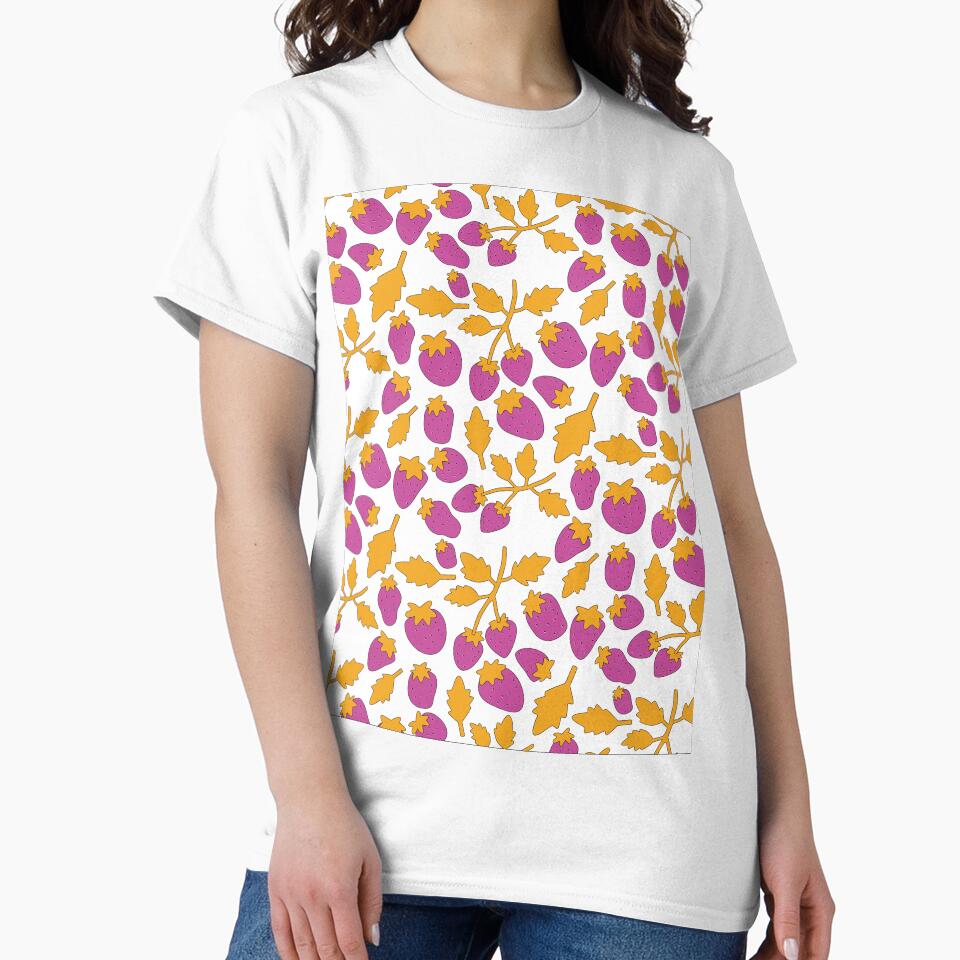 Retro Strawberry Pattern by creartdsign