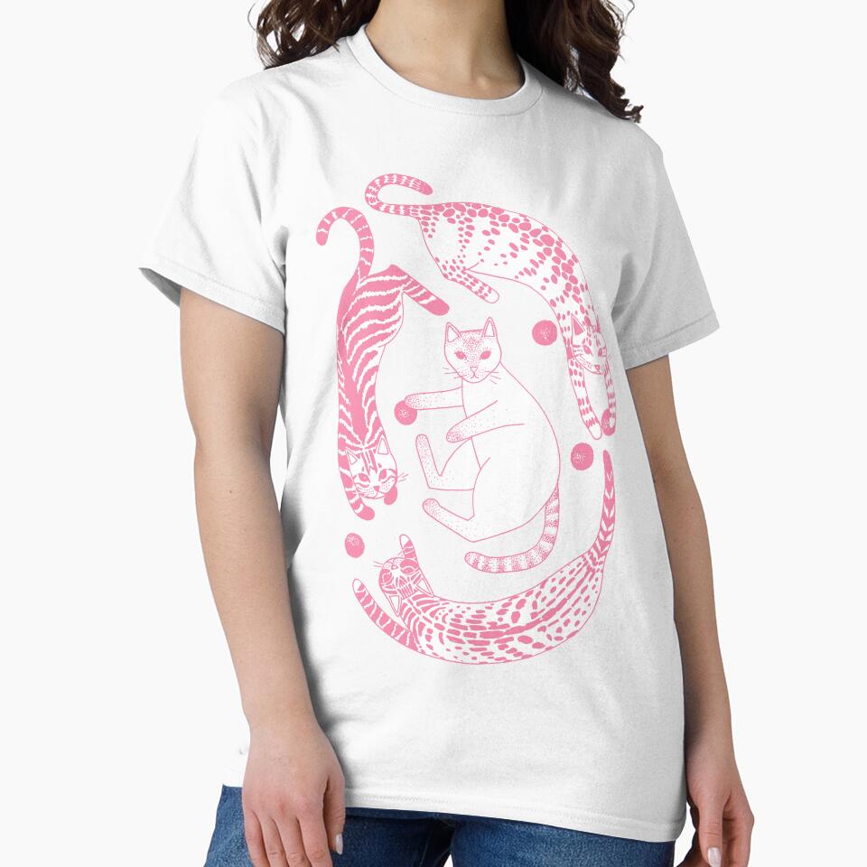 Playful gatines (pink) by blursbyai