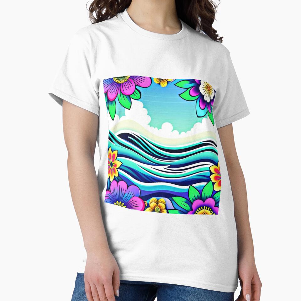 Trippy wave pattern by Flowerslaps