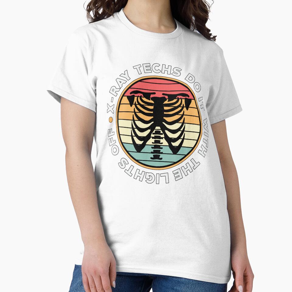 Radiology Tech X-Ray Techs Do It Retro Xray Tech by tshirtconcepts