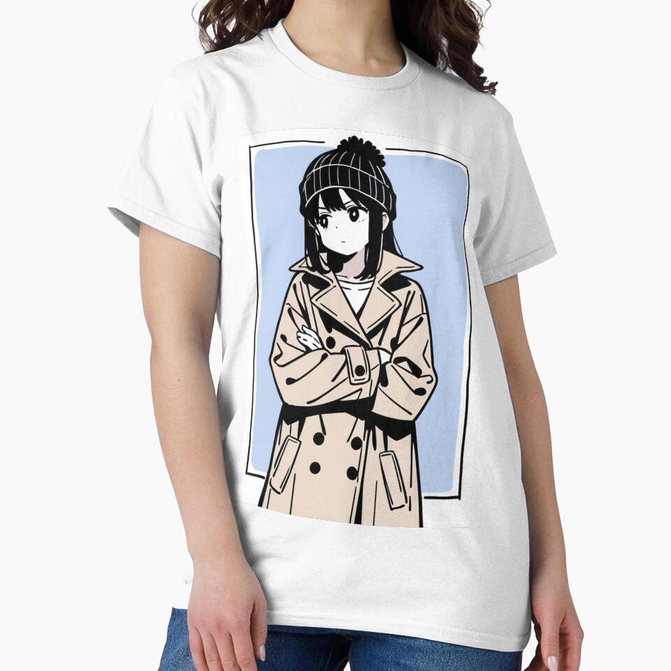 Fashion - Man in Beige Trench Coat Beanie Streetwear Anime Variant 2 by AnimeShin