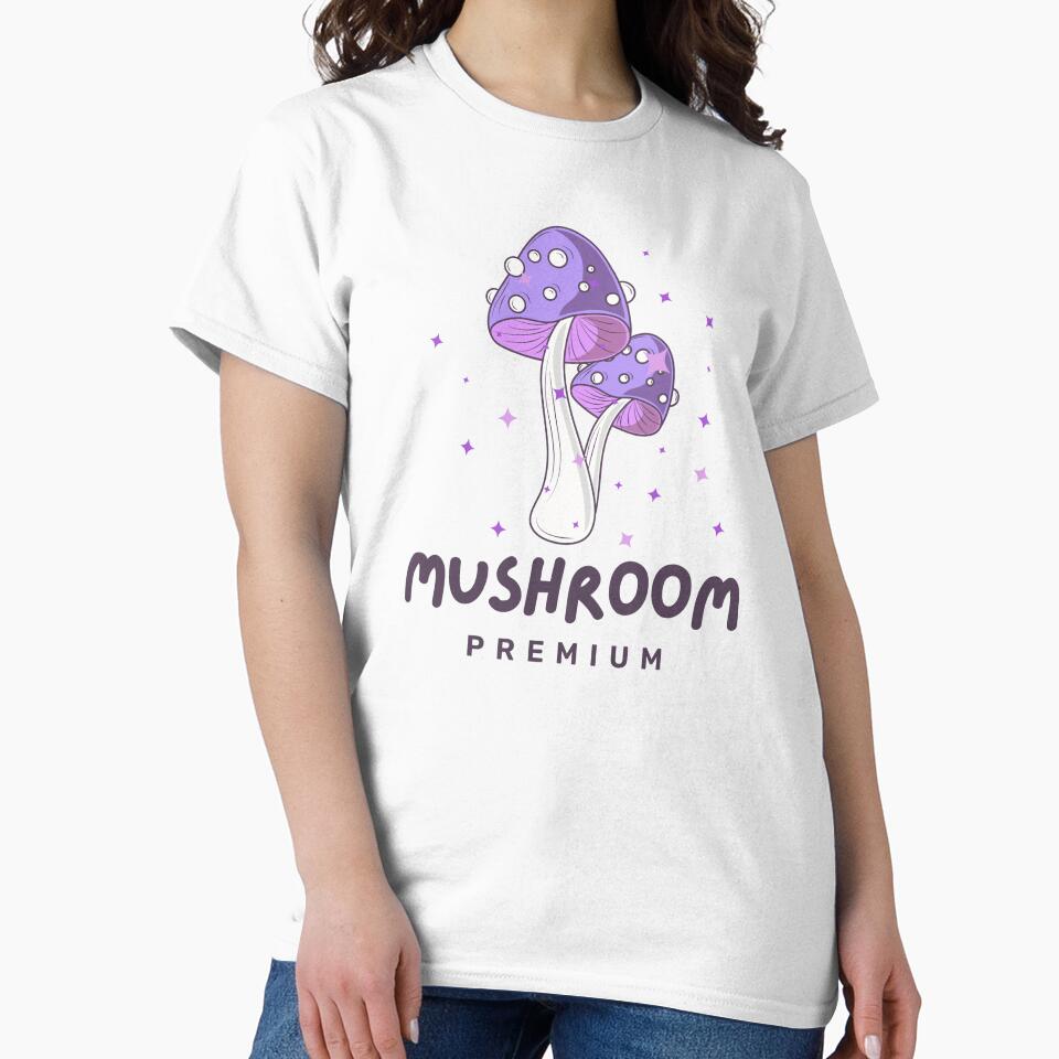cottagecore mushroom classic tshirt by anandsiva2703