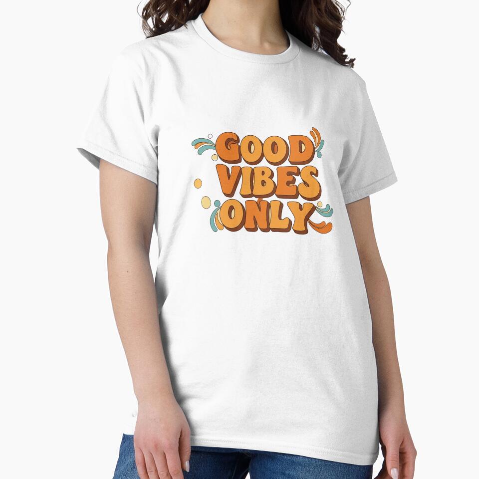 Good Vibes Only – Retro Typography Design by Articooler