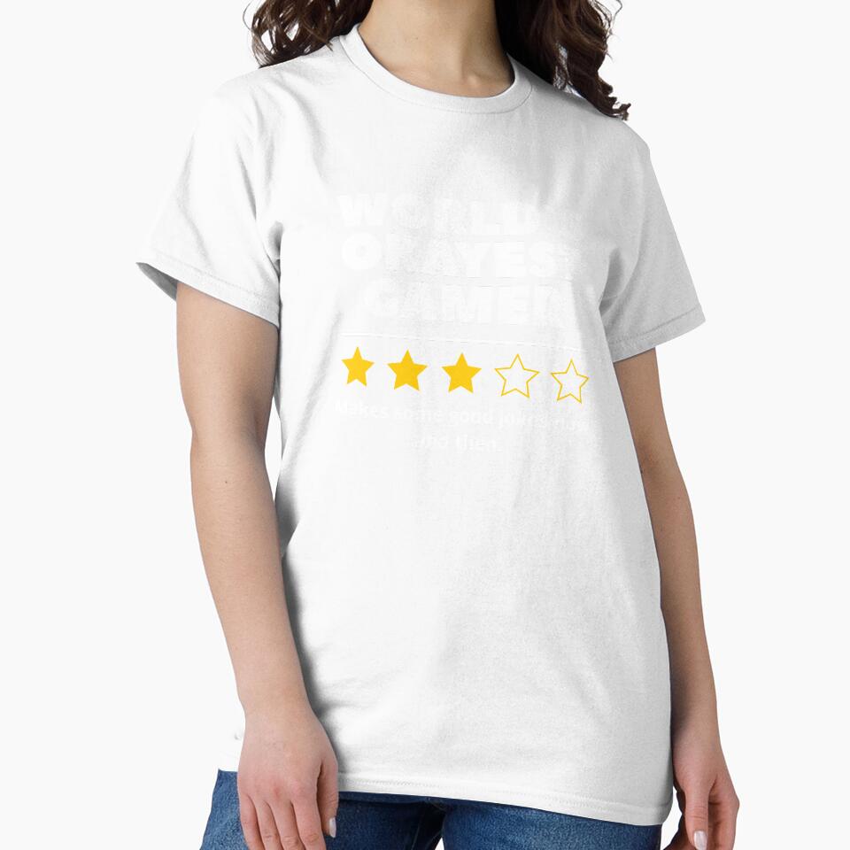 World Okayest Gamer Funny Gamer Birthday GIft by Urosek