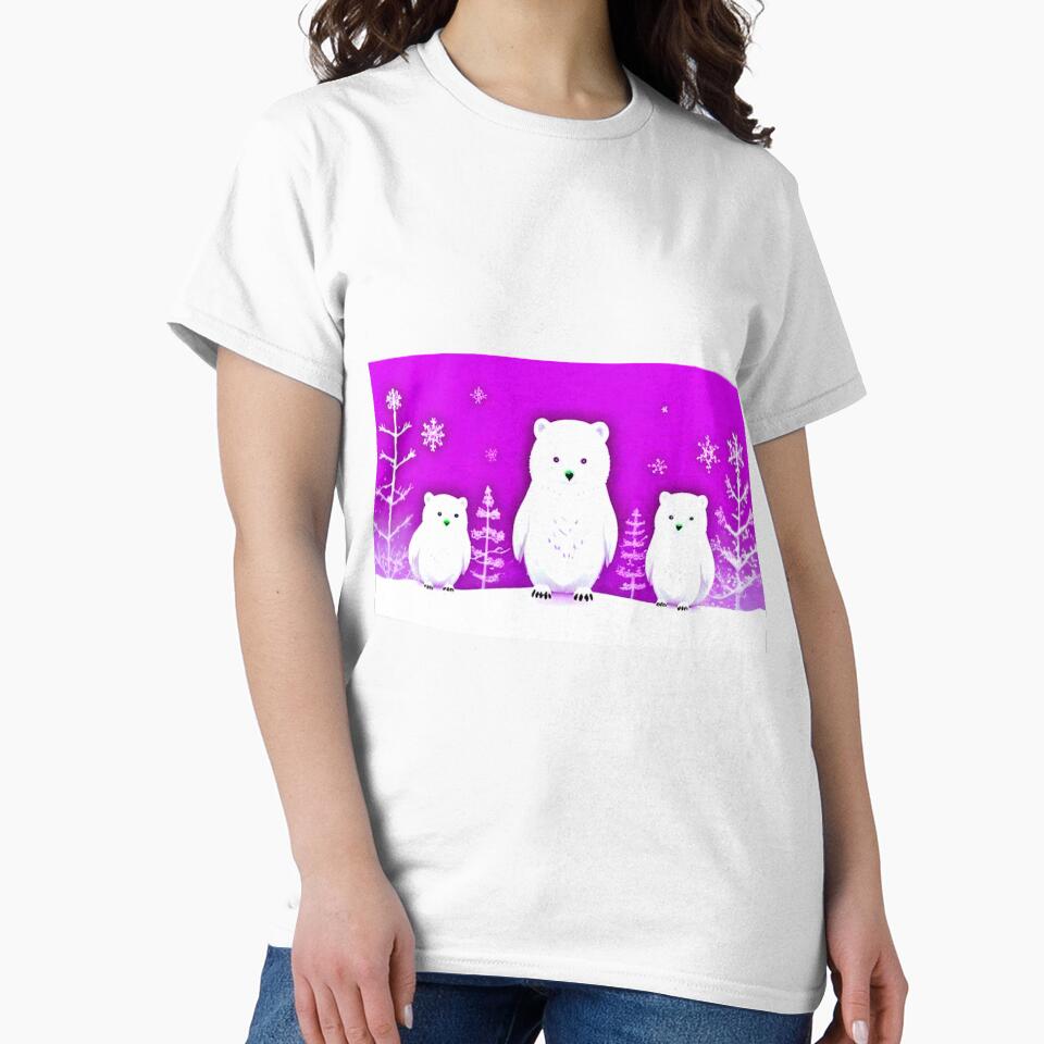 Winter Animal Pattern - Funny Holiday by Earth Nature Creations