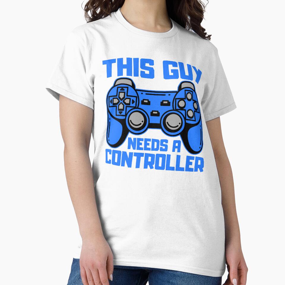 This Guy Needs A Controller Gamer Gift Idea by FNStuff
