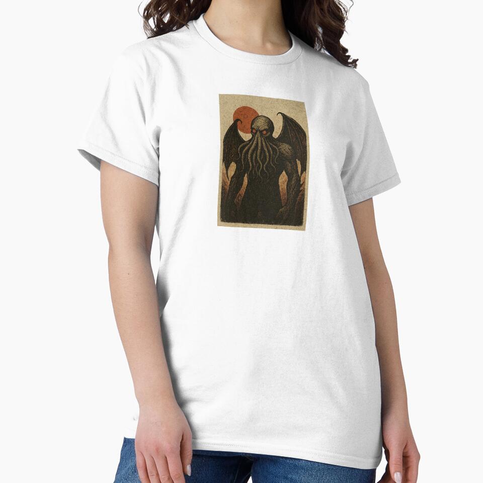 Cthulhu Rises – Retro Horror Halloween Design by BlackStarShop77