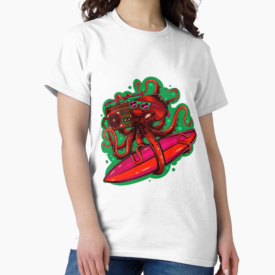 ☯ Octopus Listening Music ☯ - Funny| Perfect Gift|hip hop by patnalila
