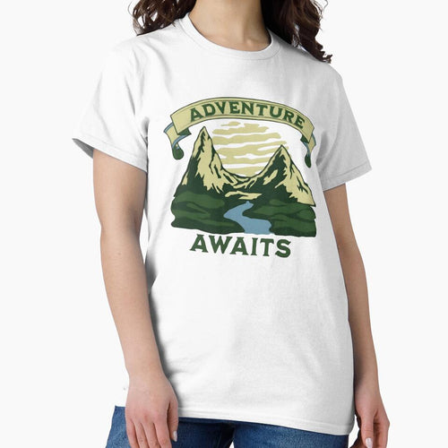 Adventure awaits, funny and cool nature lover by Merchattack