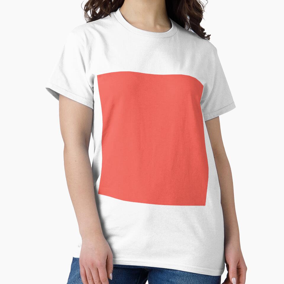 Plain Solid Color Red Pastel Red (M80 Y70) by mimihuang creations